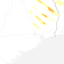 Regional Hail Map for Houston, TX - Sunday, March 15, 2026