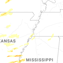 Regional Hail Map for Memphis, TN - Sunday, March 15, 2026