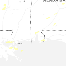 Regional Hail Map for Mobile, AL - Sunday, March 15, 2026