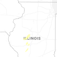 Regional Hail Map for Peoria, IL - Sunday, March 15, 2026