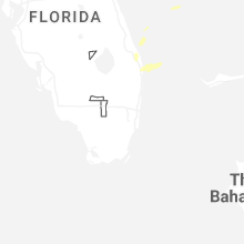 Regional Hail Map for Miami, FL - Monday, March 16, 2026