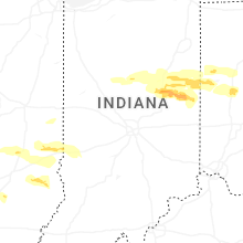 Regional Hail Map for Indianapolis, IN - Sunday, March 22, 2026