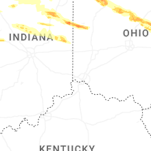 Regional Hail Map for Cincinnati, OH - Thursday, March 26, 2026