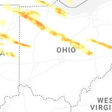 Regional Hail Map for Columbus, OH - Thursday, March 26, 2026