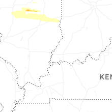 Regional Hail Map for Evansville, IN - Thursday, March 26, 2026