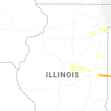 Regional Hail Map for Peoria, IL - Thursday, March 26, 2026