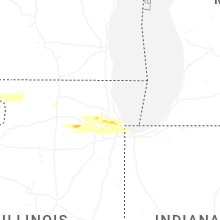 Regional Hail Map for Chicago, IL - Monday, March 30, 2026