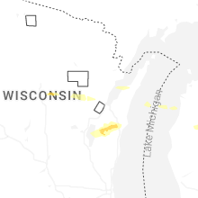 Regional Hail Map for Green Bay, WI - Monday, March 30, 2026
