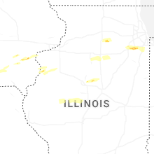 Regional Hail Map for Peoria, IL - Tuesday, March 31, 2026