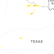 Regional Hail Map for Abilene, TX - Wednesday, April 1, 2026