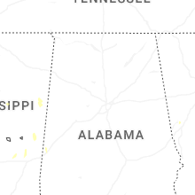 Regional Hail Map for Birmingham, AL - Wednesday, April 1, 2026