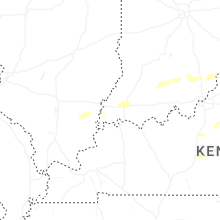 Regional Hail Map for Evansville, IN - Wednesday, April 1, 2026