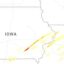 Regional Hail Map for Cedar Rapids, IA - Thursday, April 2, 2026