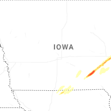 Regional Hail Map for Des Moines, IA - Thursday, April 2, 2026