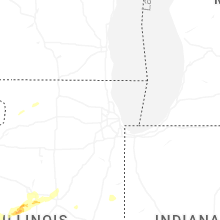 Regional Hail Map for Chicago, IL - Friday, April 3, 2026