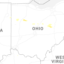 Regional Hail Map for Columbus, OH - Friday, April 3, 2026