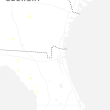 Regional Hail Map for Jacksonville, FL - Friday, April 3, 2026