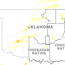Regional Hail Map for Oklahoma City, OK - Friday, April 3, 2026