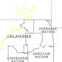 Regional Hail Map for Tulsa, OK - Friday, April 3, 2026