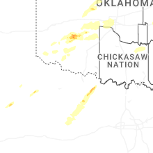 Regional Hail Map for Wichita Falls, TX - Friday, April 3, 2026