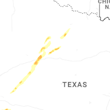 Regional Hail Map for Abilene, TX - Monday, April 13, 2026