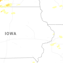 Regional Hail Map for Cedar Rapids, IA - Monday, April 13, 2026
