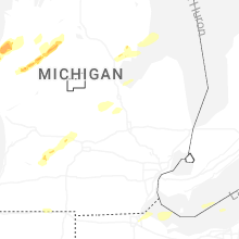 Regional Hail Map for Flint, MI - Monday, April 13, 2026