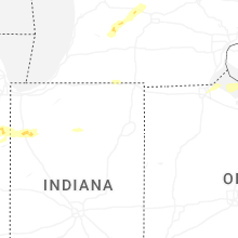 Regional Hail Map for Fort Wayne, IN - Monday, April 13, 2026