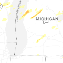 Regional Hail Map for Grand Rapids, MI - Monday, April 13, 2026