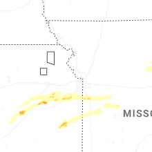 Regional Hail Map for Kansas City, MO - Monday, April 13, 2026