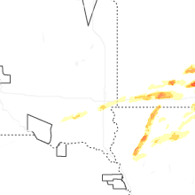 Regional Hail Map for Sioux Falls, SD - Monday, April 13, 2026