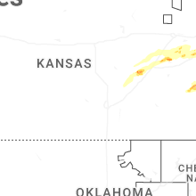 Regional Hail Map for Wichita, KS - Monday, April 13, 2026