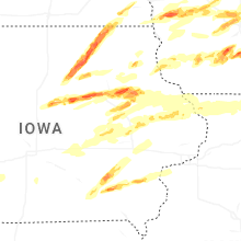 Regional Hail Map for Cedar Rapids, IA - Tuesday, April 14, 2026