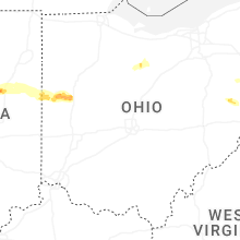 Regional Hail Map for Columbus, OH - Tuesday, April 14, 2026
