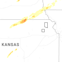 Regional Hail Map for Manhattan, KS - Tuesday, April 14, 2026