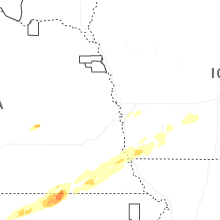 Regional Hail Map for Omaha, NE - Tuesday, April 14, 2026