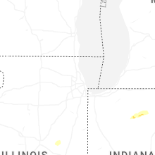 Regional Hail Map for Chicago, IL - Wednesday, April 15, 2026