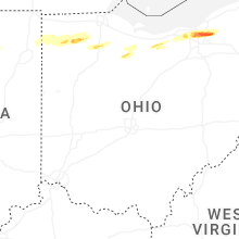 Regional Hail Map for Columbus, OH - Wednesday, April 15, 2026