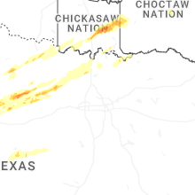 Regional Hail Map for Dallas, TX - Wednesday, April 15, 2026