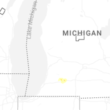 Regional Hail Map for Grand Rapids, MI - Thursday, April 16, 2026