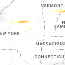 Regional Hail Map for Schenectady, NY - Thursday, April 16, 2026