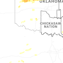 Regional Hail Map for Wichita Falls, TX - Friday, April 17, 2026