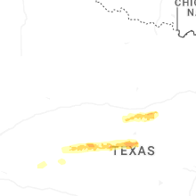 Regional Hail Map for Abilene, TX - Saturday, April 18, 2026