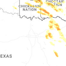 Regional Hail Map for Dallas, TX - Friday, April 24, 2026