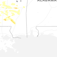 Regional Hail Map for Mobile, AL - Friday, April 24, 2026
