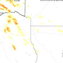 Regional Hail Map for Shreveport, LA - Friday, April 24, 2026