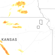 Regional Hail Map for Manhattan, KS - Saturday, April 25, 2026