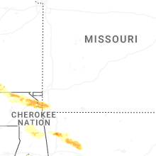 Regional Hail Map for Springfield, MO - Saturday, April 25, 2026