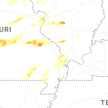Regional Hail Map for Cape Girardeau, MO - Sunday, April 26, 2026