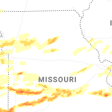Regional Hail Map for Columbia, MO - Sunday, April 26, 2026